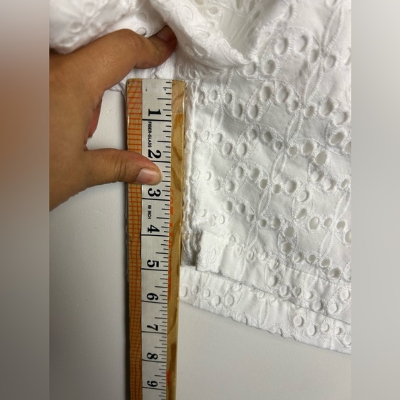 Vineyard Vines Women White Eyelet Shorts Plus 16 Old Money Country club Classic - Picture 10 of 16